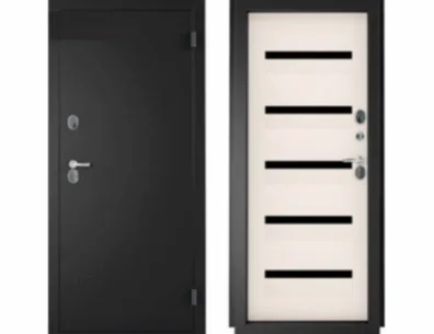 Входная уличная дверь с терморазрывом Нордо Милк П