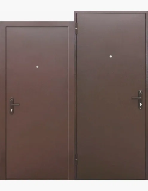 Входная дверь Эконом Медь металл-металл Входная дверь Эконом Медь металл-металл