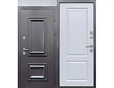 Входная дверь с терморазрывом Продверь Багет Графит