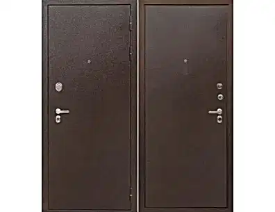 Входная дверь на улицу ТРИО Т металл-металл медь