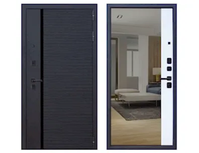 Входная дверь в квартиру с зеркалом 11А