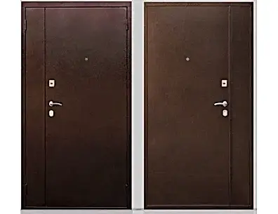 Входная двойная дверь  Оптимал 2 Т Мет/Мет