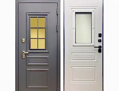 Входная дверь в квартиру Стеклопакет  Б