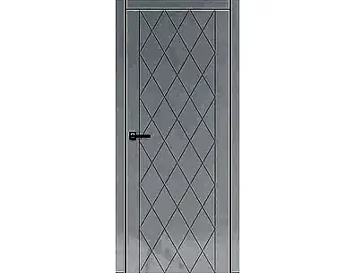 Межкомнатная дверь Тоскана - 4 полотно в алюминиевой кромке