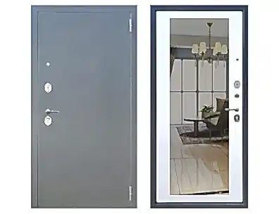 Входная дверь в квартиру с зеркалом 29А