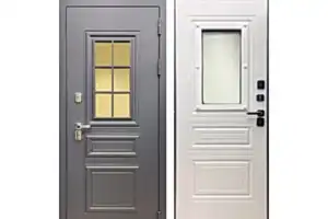 Входная дверь в квартиру Стеклопакет  Б