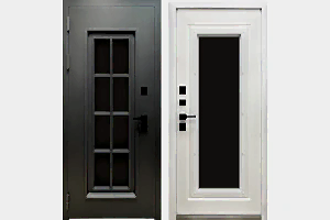 Входная дверь в квартиру Стеклопакет Титан Б