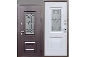 Входная дверь с терморазрывом Продверь Стеклопакет 11 Шоколад