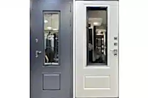 Входная дверь в дом с терморазрывом Асти М РАЛ 7024