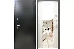 Входная дверь в дом с терморазрывом и зеркалом Зеркало М